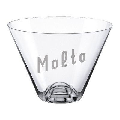 12oz. Drink Master Stemless Martini Glass