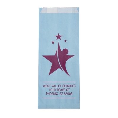 One-color Colored Paper Bag Blue (5" x 12" x 2")