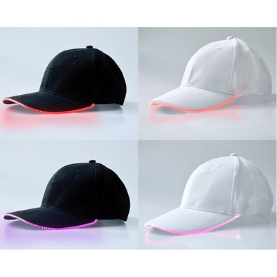 LED Hat Lighted Glow Party Baseball Cap Rave Hat