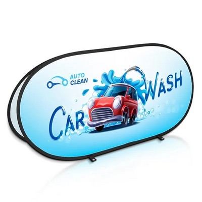 Pop Up banner Fully custom 2 sides 27 x 47"