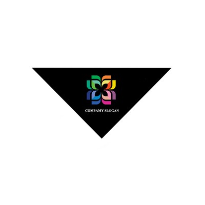 Custom Print Large Triangle Pet Bandanna