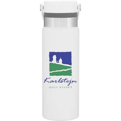 25 oz h2go Realm Water Bottle (Matte White)