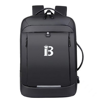 Large Capacity Travel Backpack With Usb Charging Port