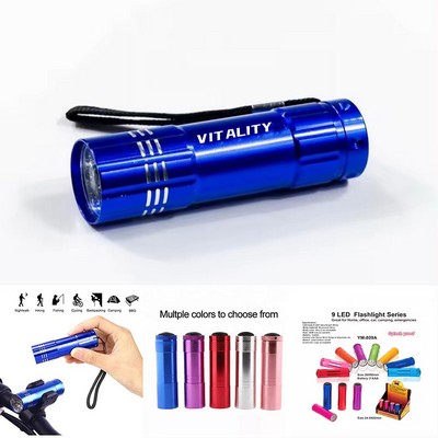 Small Multicolor Flashlights with Lanyard