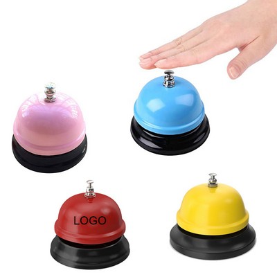 3" Mini Smile Face Desk Service Metal Call Bell