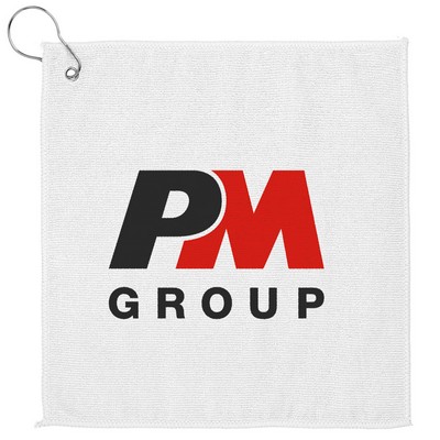 Spirit rPET Rally/Golf Towel w/Carabiner