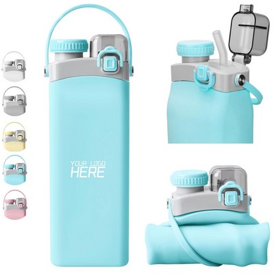 Silicone Reusable Water Bottle