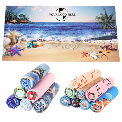 Ocean Scene Beach Towel