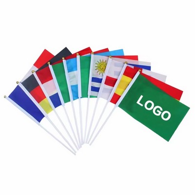 12" x 8" Hand Waving Flag Banner