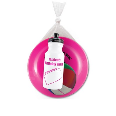 Kids Fun Kit w/Bottle, Mini Ball, & Flyer