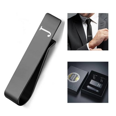 Personalized Men's Large Initial Tie Clip