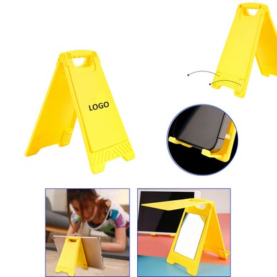 Creative Barrier Warning Mobile Desktop Holder