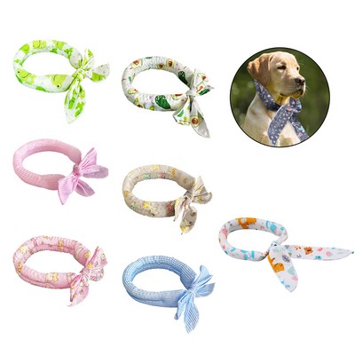 Pet Cotton Ice Scarf