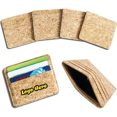 Multi-Functional Eco-Friendly Cork Card Holder
