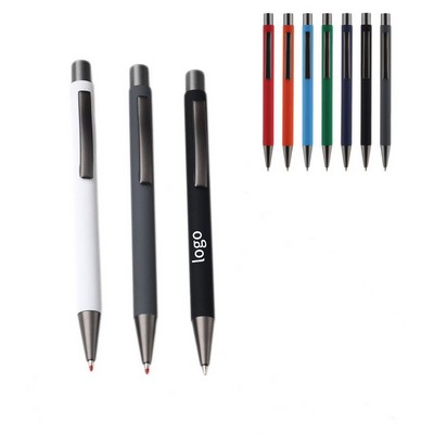 Click-action Metal Aluminum Rod Pen