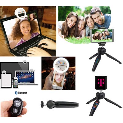 Promotek iBank® Universal Tripod and LED Ring Light
