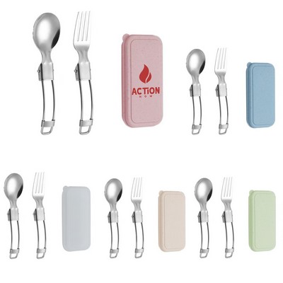 Foldable Picnic Cutlery Set&Forks &Spoon
