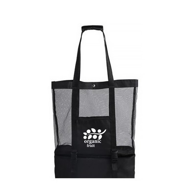 Detachable Tote Bag With Insulated Cooler