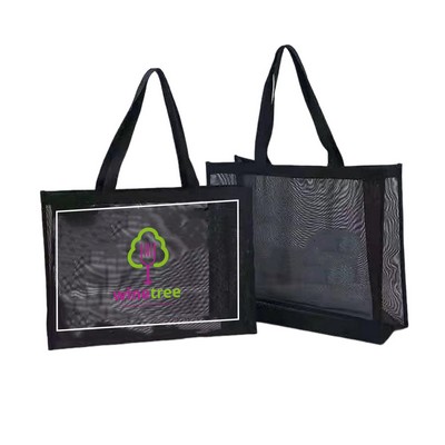 Lightweight Nylon Mesh Tote Bag