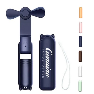 USB Foldable Pocket Fan with Power Bank