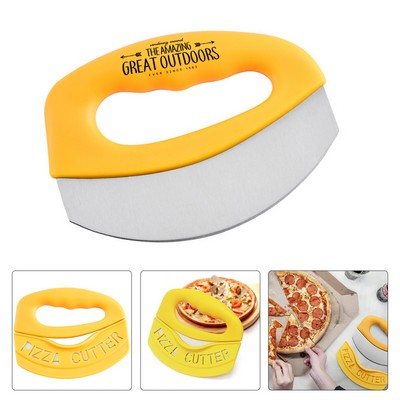 Stainless Steel Pizza Cutter with Protective Sheath