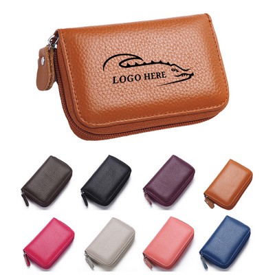 Rfid Leather Credit Card Holder