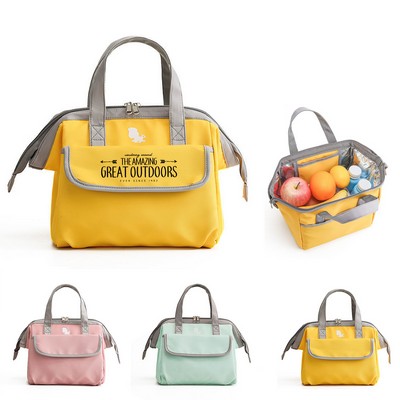 Nylon Cooling Lunch Tote Bag