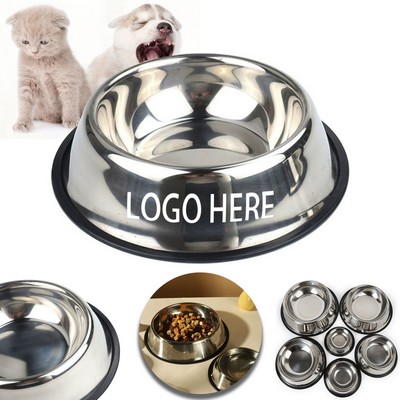 20oz Stainless Steel Pet Food Bowl