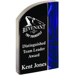 8" Wave Blue Velvet Acrylic