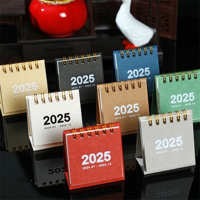 Mini Portable 2025 Desk Calendar