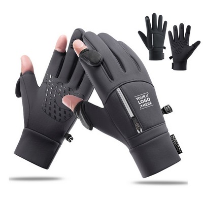 Windproof Anti-Slip Warm Cycling Gloves W/ Touchscreen
