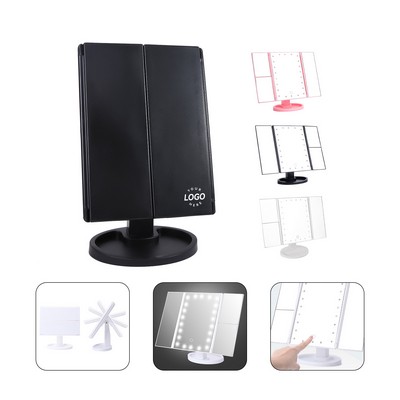 Foldable cosmetic mirror
