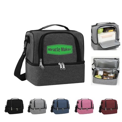 Insulated Double Design Lunch Bag