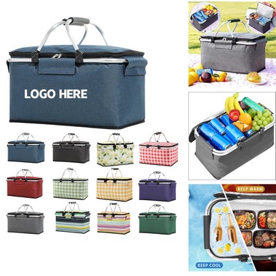 Collapsible Insulated Picnic Tote