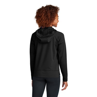 Sport-Tek Women's Sport-Wick Stretch 1/2-Zip Hoodie