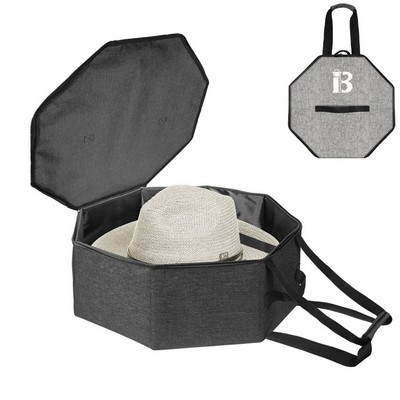 Foldable Hat Storage Bin W/ Lid