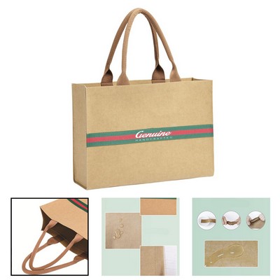 Washable Kraft Paper Bag