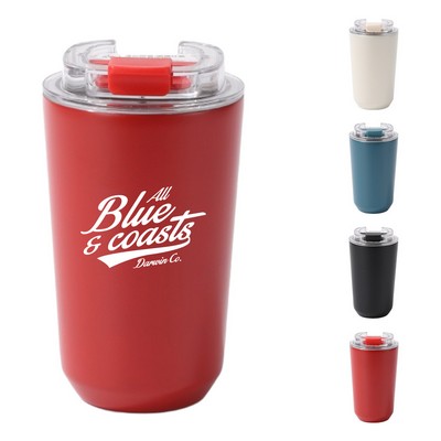 12.5oz Stainless Steel Double-Layer Insulated Travel Tumbler