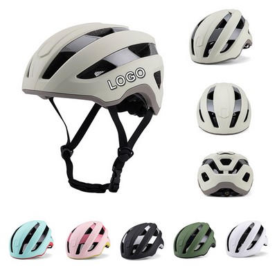Male and female adult safety lightweight bicycle helmet
