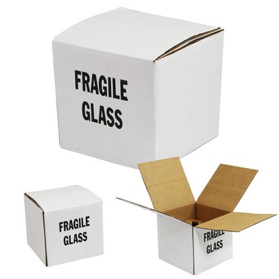 Single Unit White Mug Mailer Box With 1 Insert
