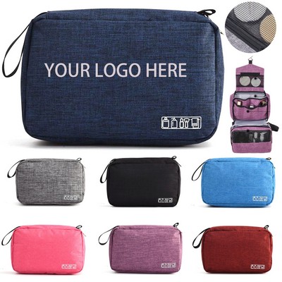 Heathered Hanging Toiletry Bag