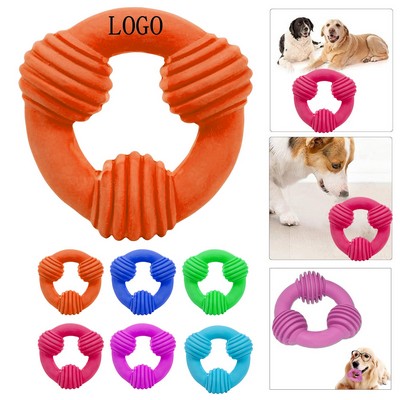 Rubber Ring Dog Play Toy