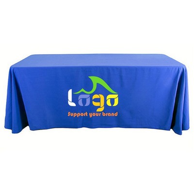 4 Foot Trade Show Table Throw/Cloth - 4 Sided