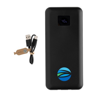 Gridley RCS rPlastic 20000 65W Laptop Powerbank - Black