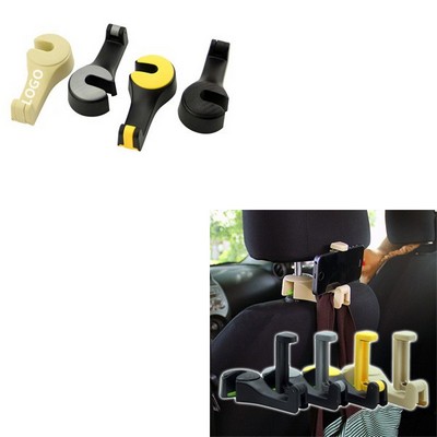 2 In 1 Car Seat Headrest Hook