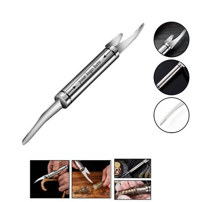 5-in-1 Fish Scaling Tool with Shrimp Cleaner