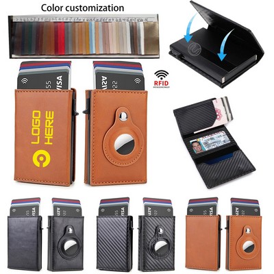 Magnetic Type Bank Card Holder Rfid Wallet