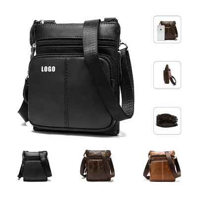 Leather Messenger Bag for Daily Use