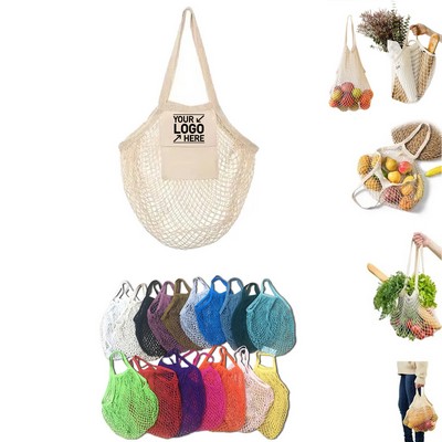 Eco-Friendly Storage Net Bag With Small Pocket