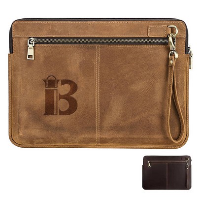 Vintage Leather Laptop Bag